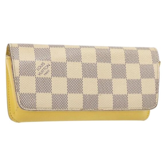 LOUIS VUITTON Damier Azur Etui Lunette Woody Glasses Case - Picture 1 of 16